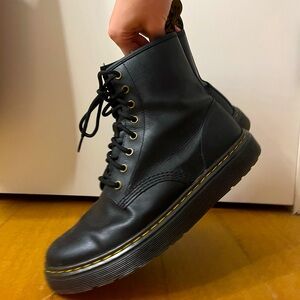 BLACK DOC MARTENS SIZE 9 MEN/10.5 WOMEN